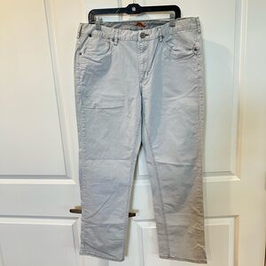 Tommy Bahama Light Tan Jeans with Embroidered Dolphin